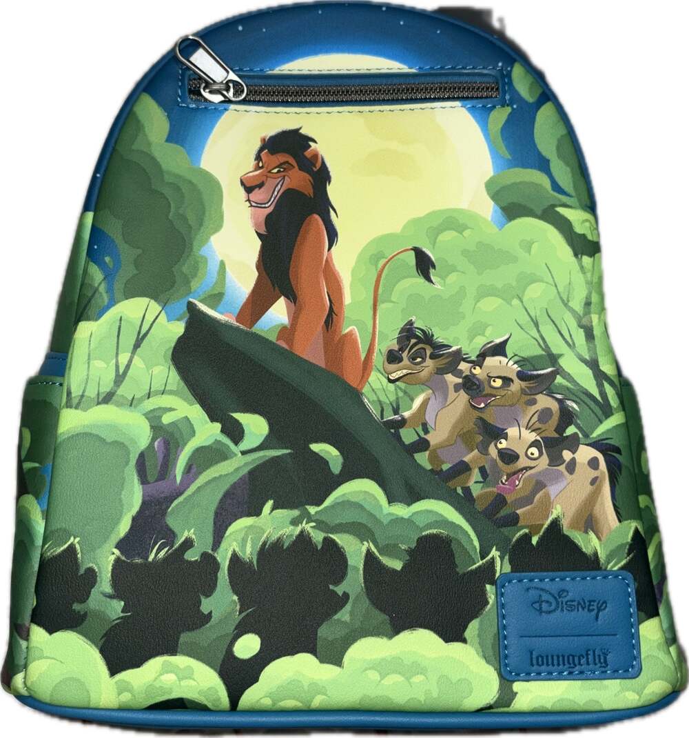 Disney Loungefly The Lion King Scar and Hyenas Scene Mini Backpack